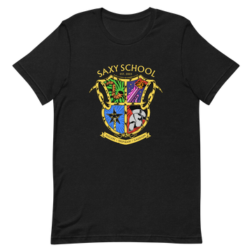 Saxy School Crest Tee